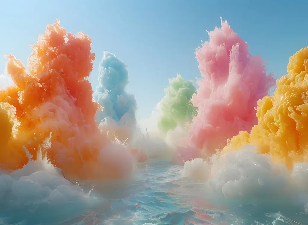 VFX color clouds
